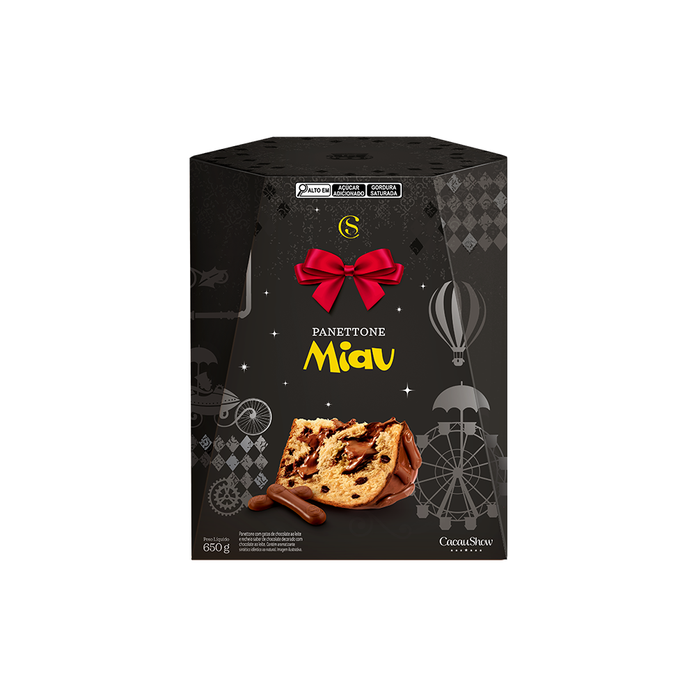 Panetone Cl&aacute;ssico Miau 650g, , large. image number 0