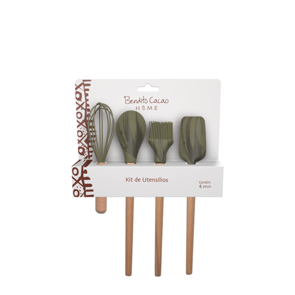Kit Utens&iacute;lios Verde Bendito Cacao