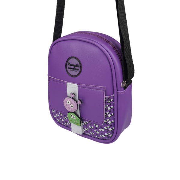 Bolsa Pampili Chocomonstros Roxa