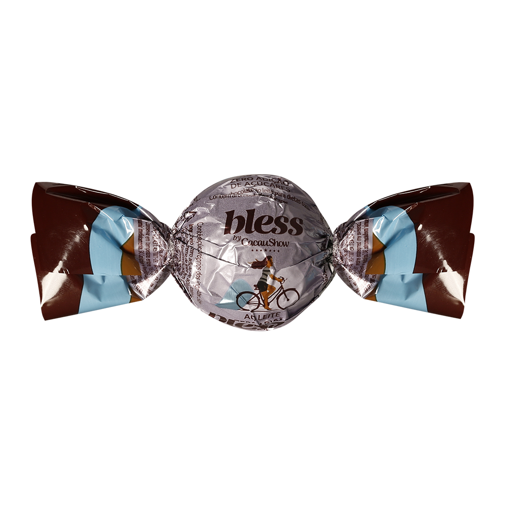 Trufa Bless Zero Adi&ccedil;&atilde;o de A&ccedil;&uacute;car ao Leite 30g, , large. image number 0