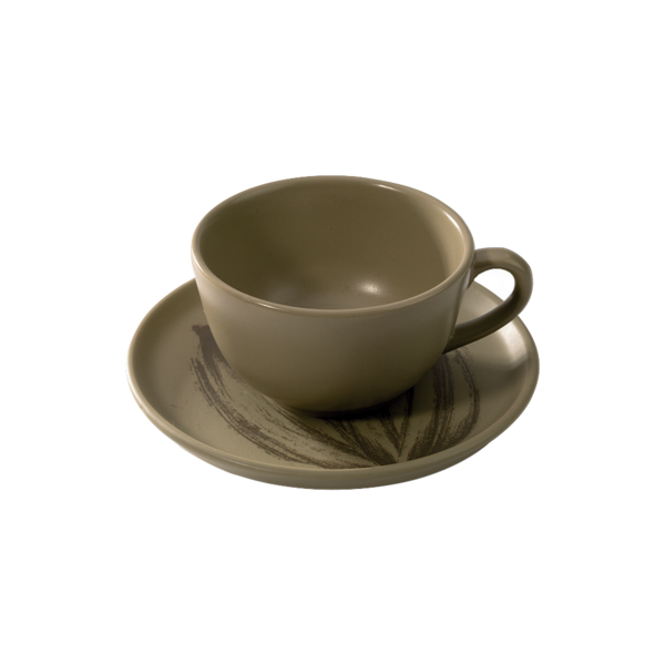 X&iacute;cara com Pires Verde Bendito Cacao 200ml