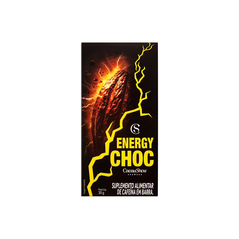 Tablete de Chocolate ao Leite Energy 30g, , large. image number 0