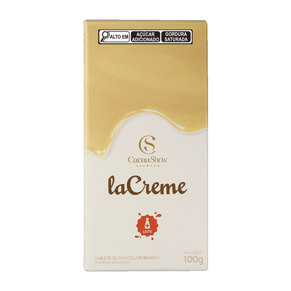 Tablete laCreme de Chocolate Branco 100g, , large. image number 1