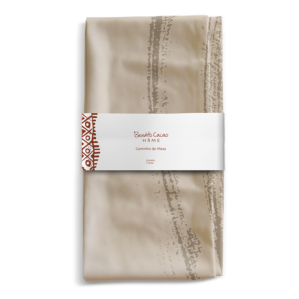 Caminho de Mesa Off White Bendito Cacao, , large. image number 0