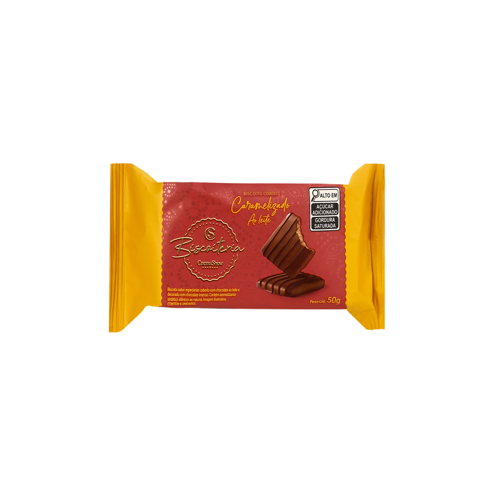 Biscoito Caramelizado ao Leite 50g, , large. image number 0