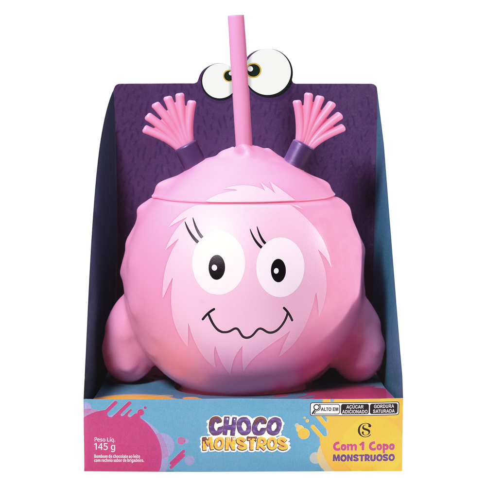 Copo Chocomonstros Claudete 760ml, , large. image number 0