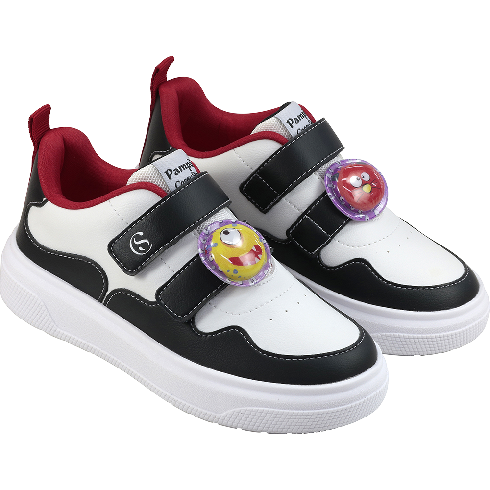T&ecirc;nis Pampili Chocomonstros Branco e Preto, , large. image number 0