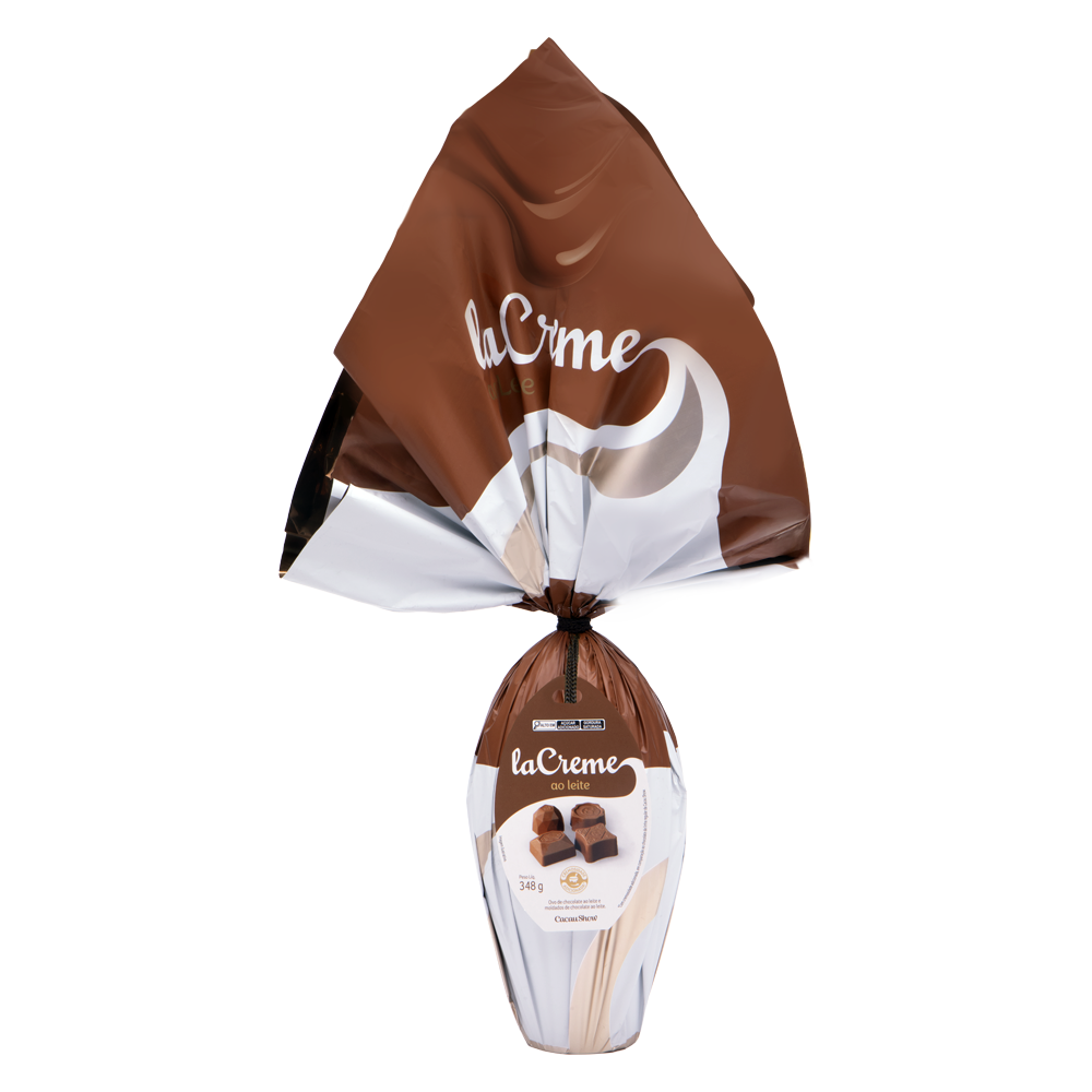 Ovo de P&aacute;scoa laCreme ao Leite 348g, , large. image number 0