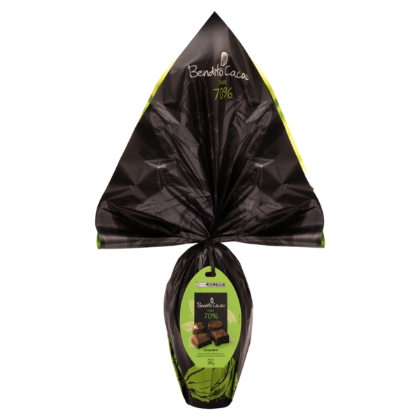 Ovo de P&aacute;scoa Bendito Cacao Chocolate 70% 348g