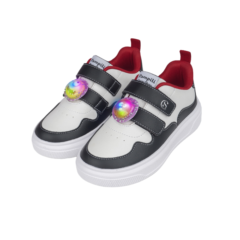 T&ecirc;nis Pampili Chocomonstros Branco e Preto, , large. image number 3