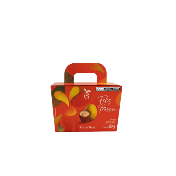 Caixa de Chocolate Cacau Magia Ca&ccedil;a aos Ovos 80g