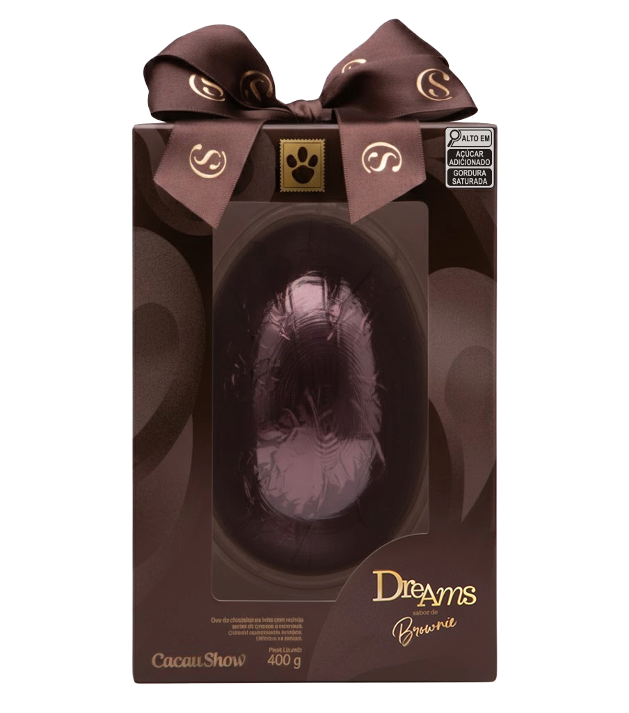 Ovo de P&aacute;scoa Dreams Brownie 400g, , large. image number 0