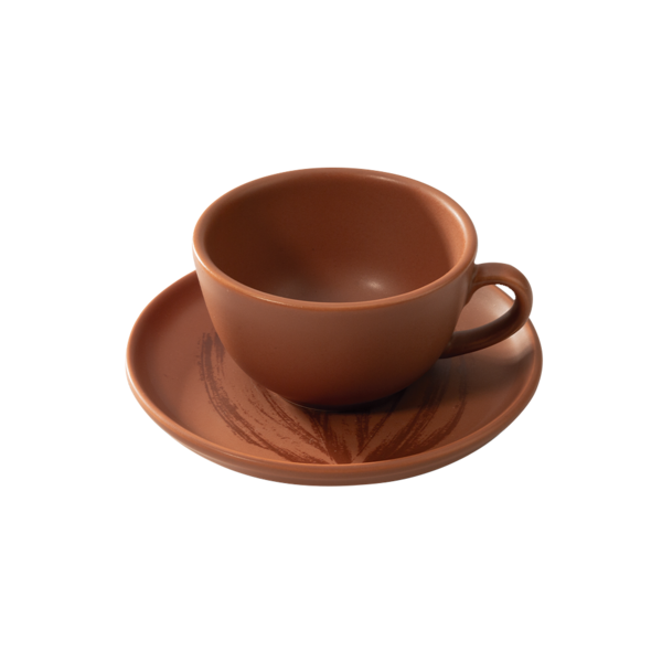 X&iacute;cara com Pires Terracota Bendito Cacao 200ml