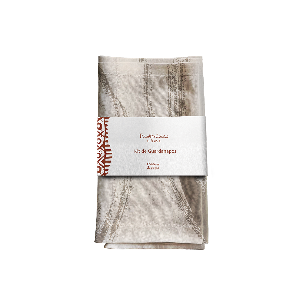 Kit 2 Guardanapos Off White Bendito Cacao, , large. image number 0