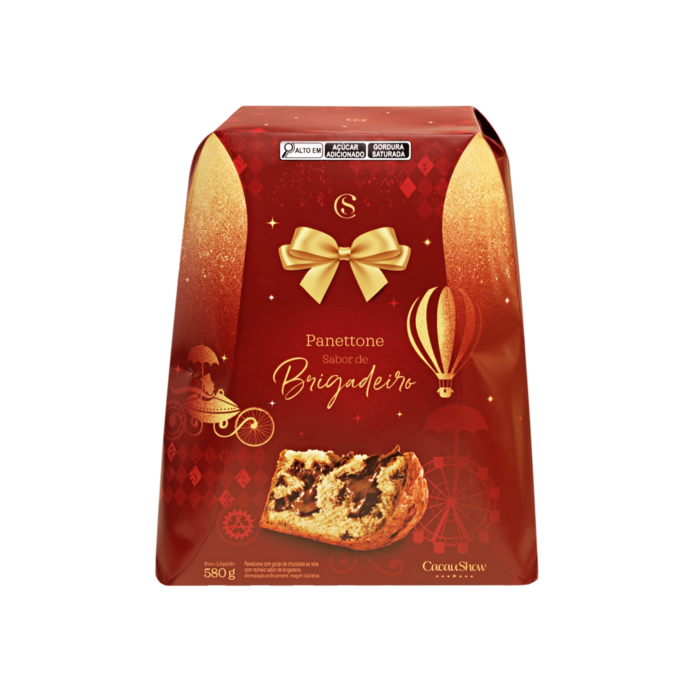 Panetone com Recheio de Brigadeiro 580g, , large. image number 0