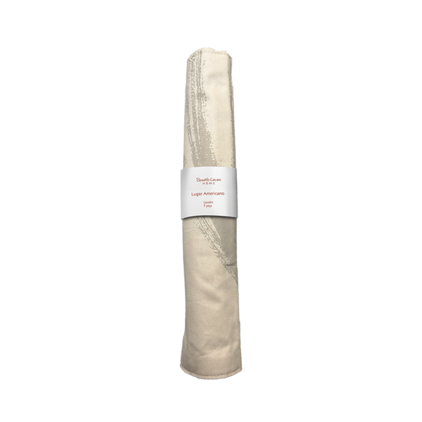 Lugar Americano Off White Bendito Cacao