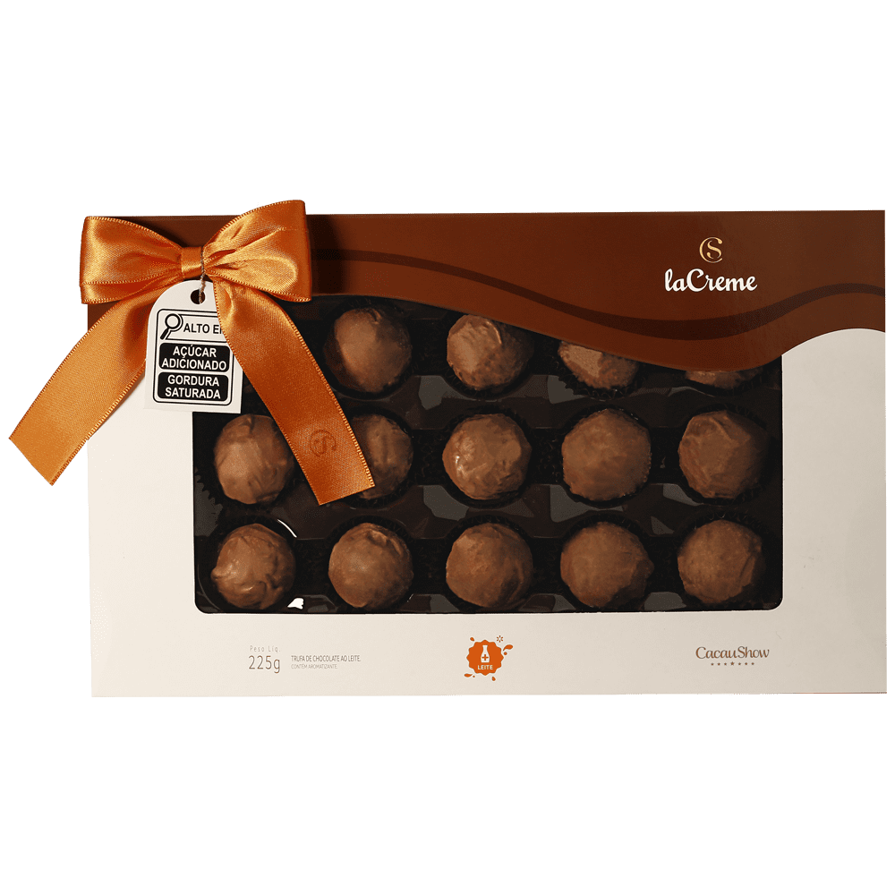 Caixa de Trufas laCreme ao Leite 225g, , large. image number 0