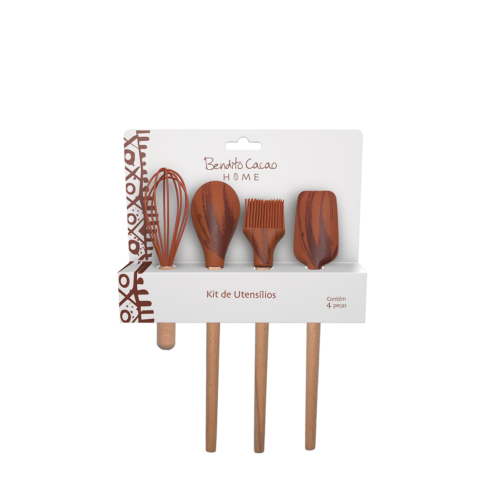 Kit Utens&iacute;lios Terracota Bendito Cacao, , large. image number 0