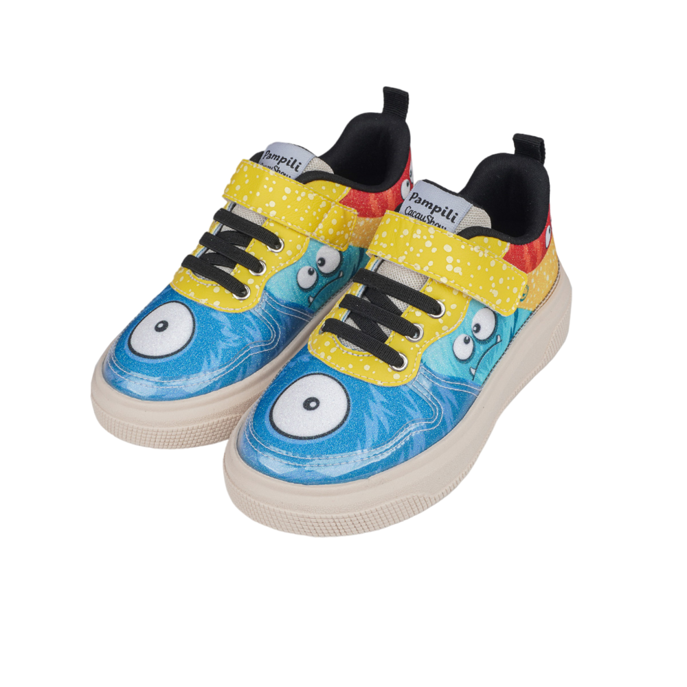 T&ecirc;nis Pampili Chocomonstros Glitter Colorido, , large. image number 3