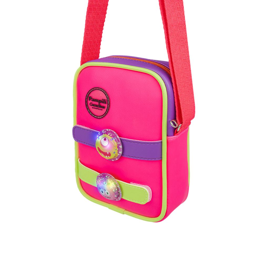 Bolsa Pampili de Led Chocomonstros Colorida, , large. image number 0