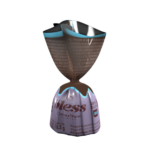 Bombom Bless Zero Adi&ccedil;&atilde;o de A&ccedil;&uacute;car ao Leite 13,5g