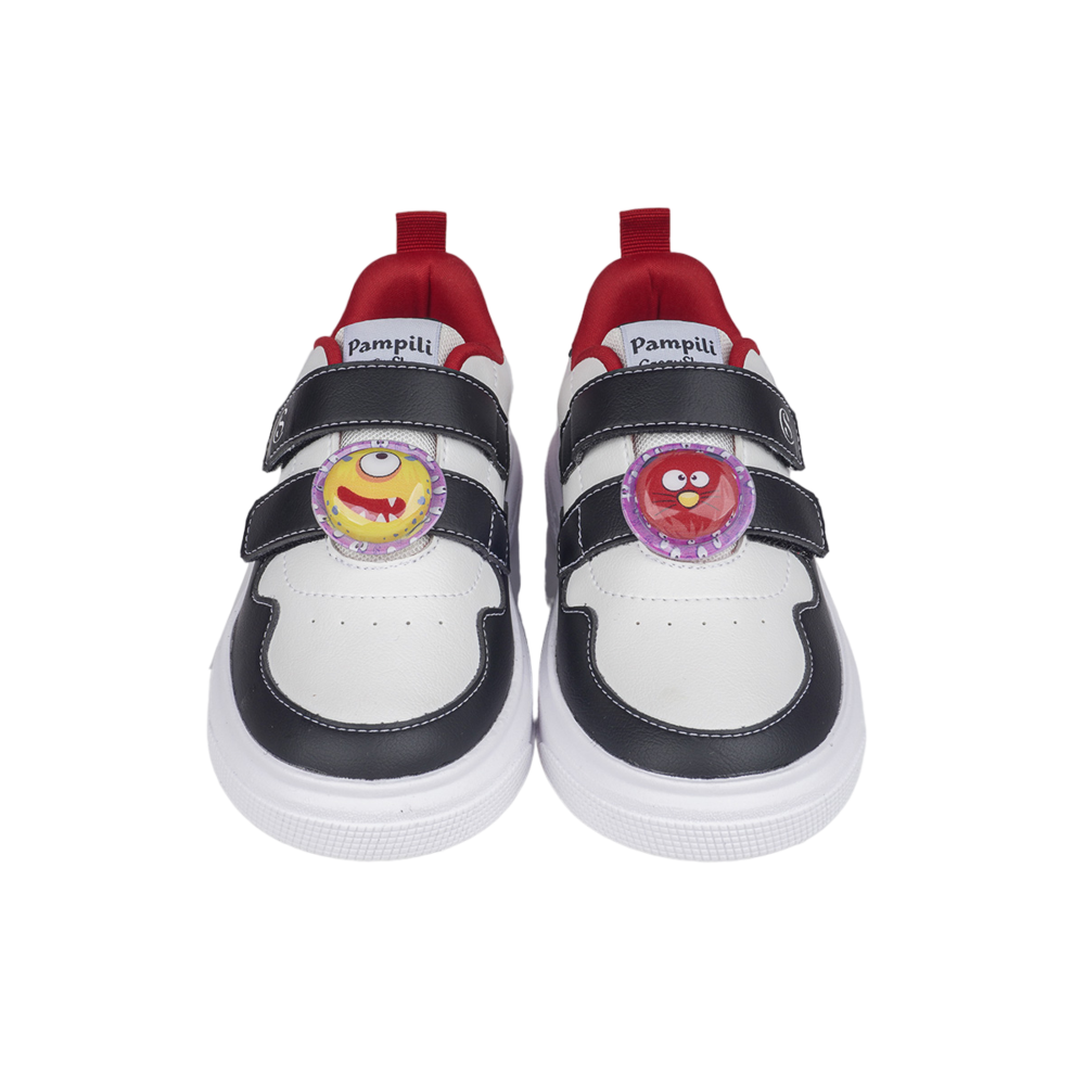T&ecirc;nis Pampili Chocomonstros Branco e Preto, , large. image number 4