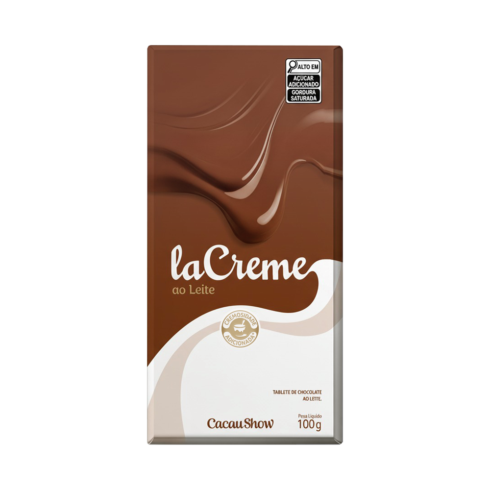 Tablete laCreme de Chocolate ao Leite 100g, , large. image number 0