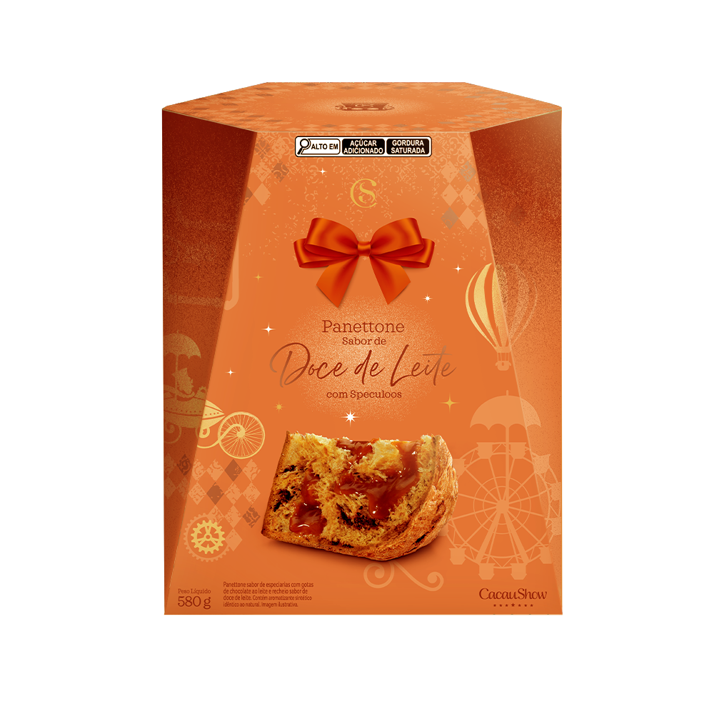 Panetone Doce de Leite com Speculoos 580g, , large. image number 0