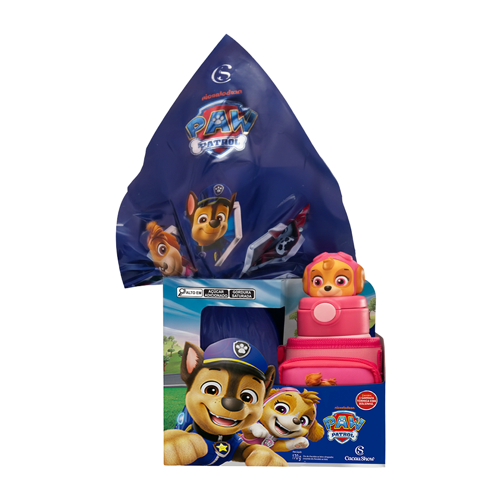 Ovo de P&aacute;scoa Patrulha Canina Garrafa Skye 170g, , large. image number 0