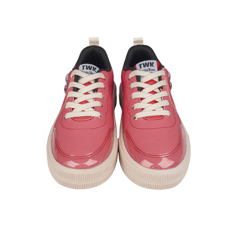 T&ecirc;nis Pampili Chocomonstros Tween Vermelho, , large. image number 4