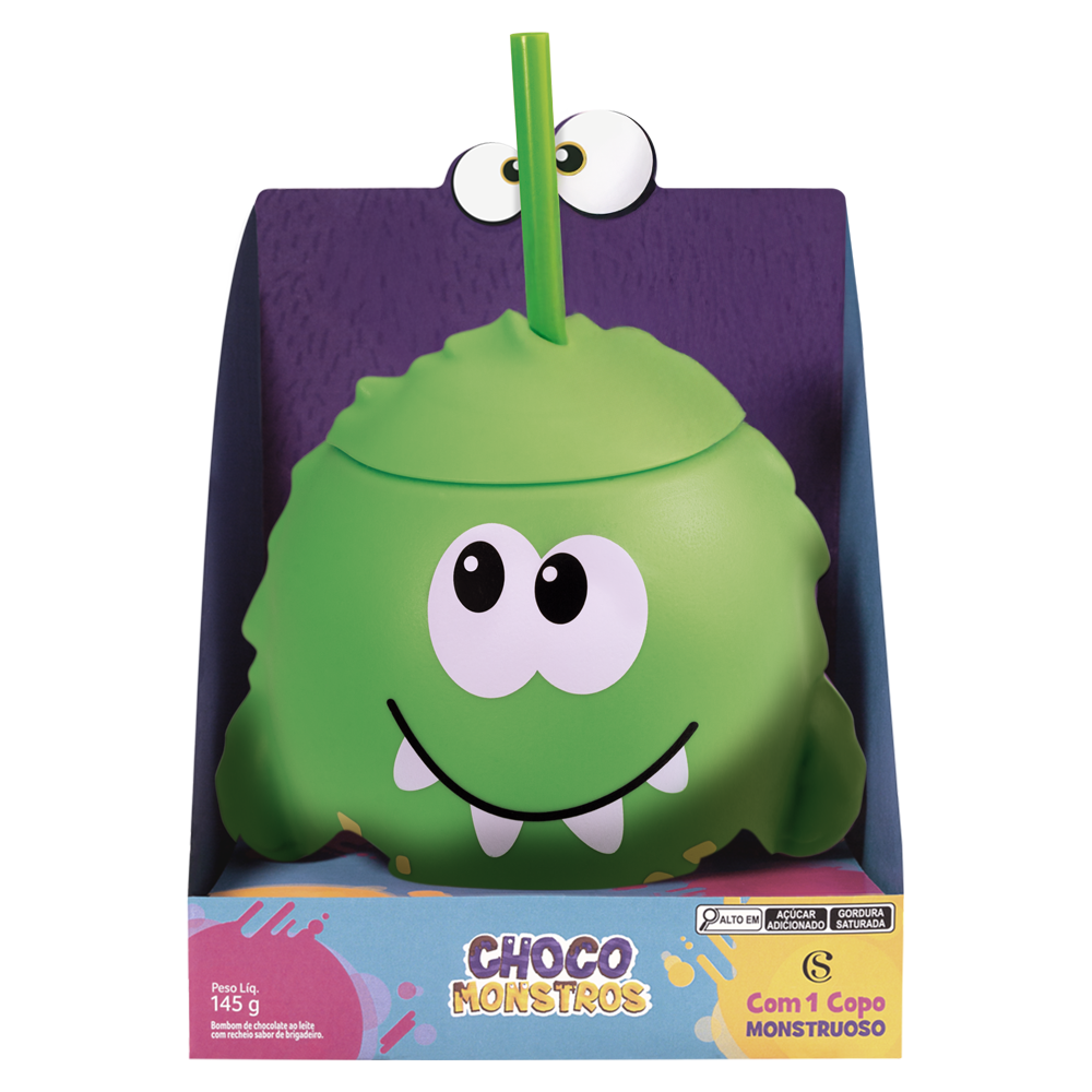 Copo Chocomonstros Ludovico 820ml, , large. image number 0