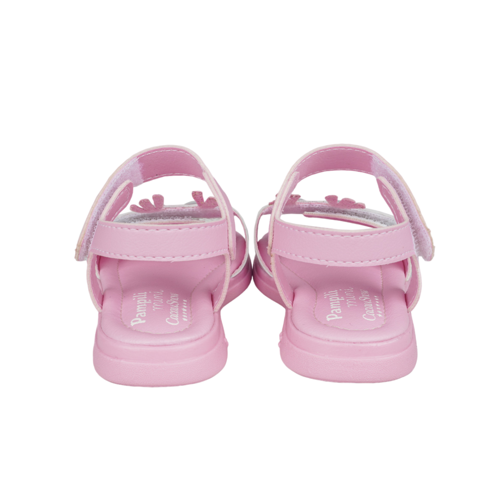 Sand&aacute;lia Infantil Pampili Chocomonstros Claudete Rosa, , large. image number 5