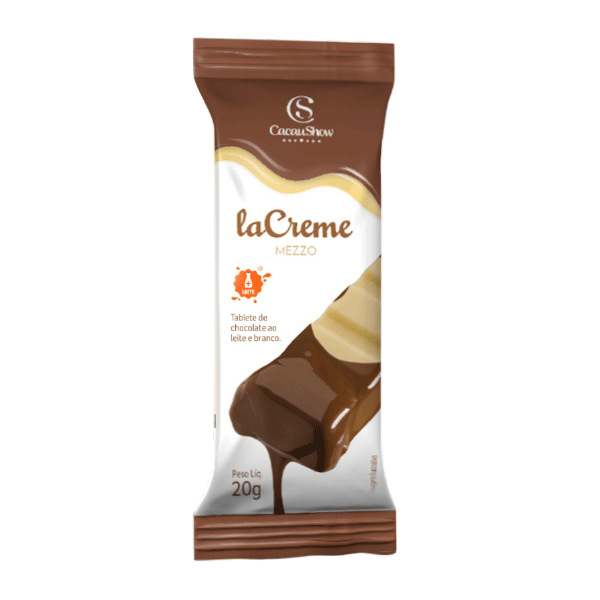 Tablete laCreme de Chocolate Mezzo 20g