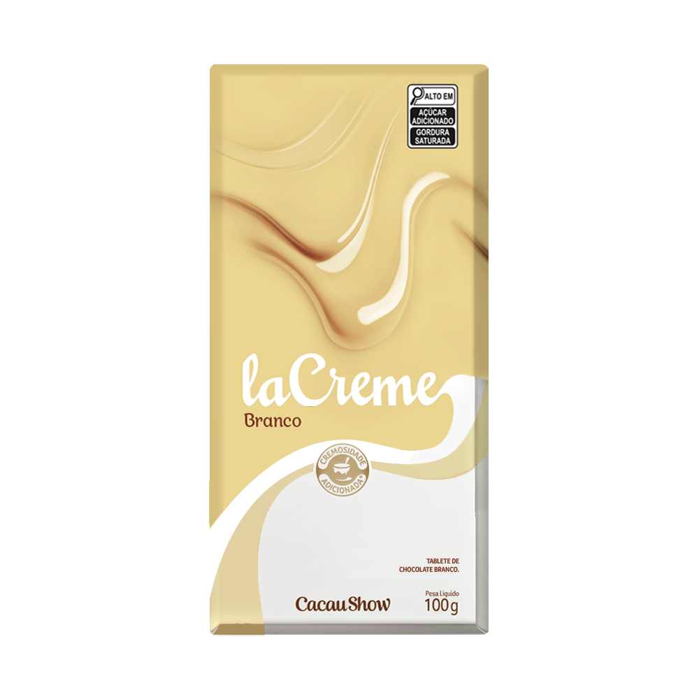 Tablete laCreme de Chocolate Branco 100g, , large. image number 0