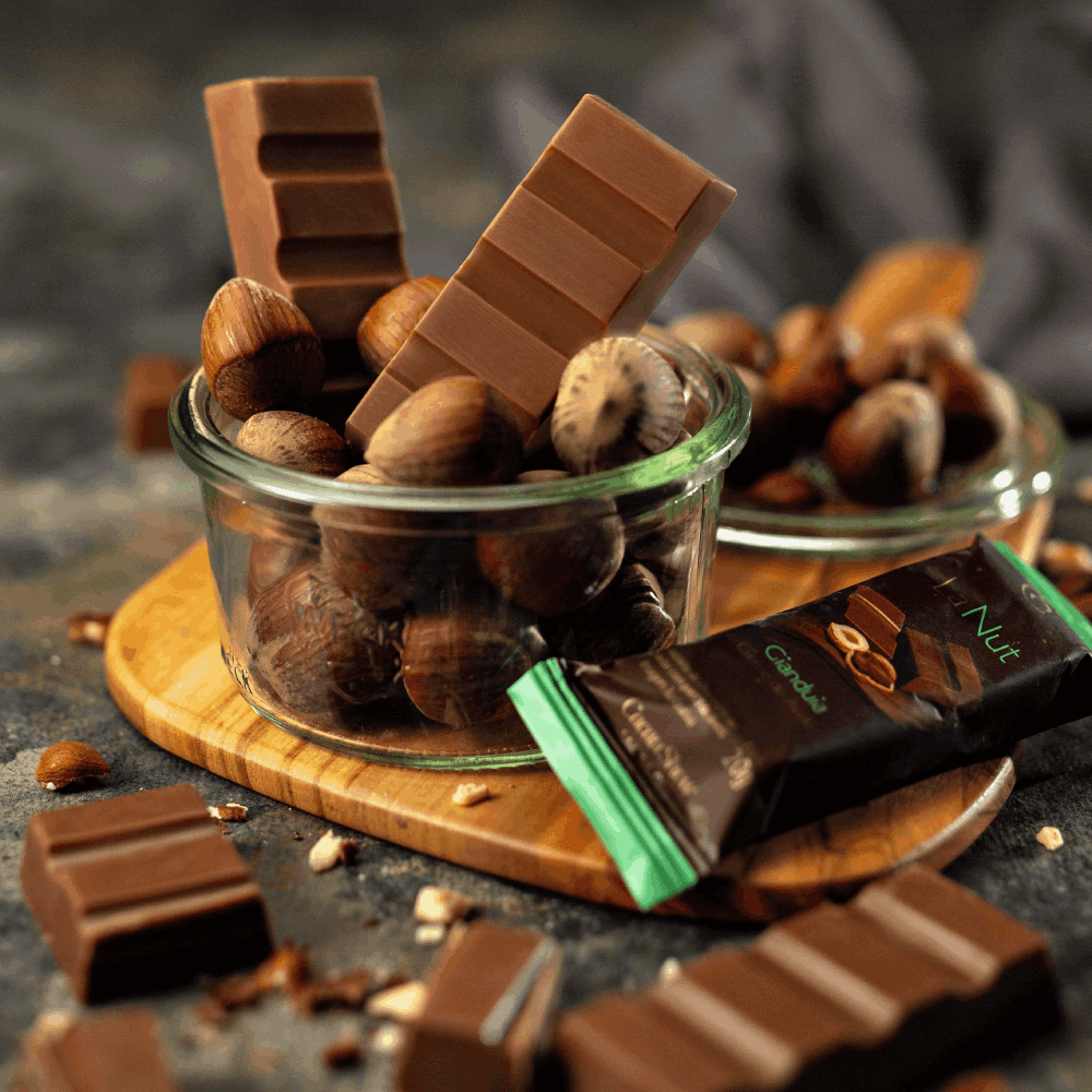 Tablete LaNut de Chocolate ao Leite e Avel&atilde; 20g, , large. image number 1